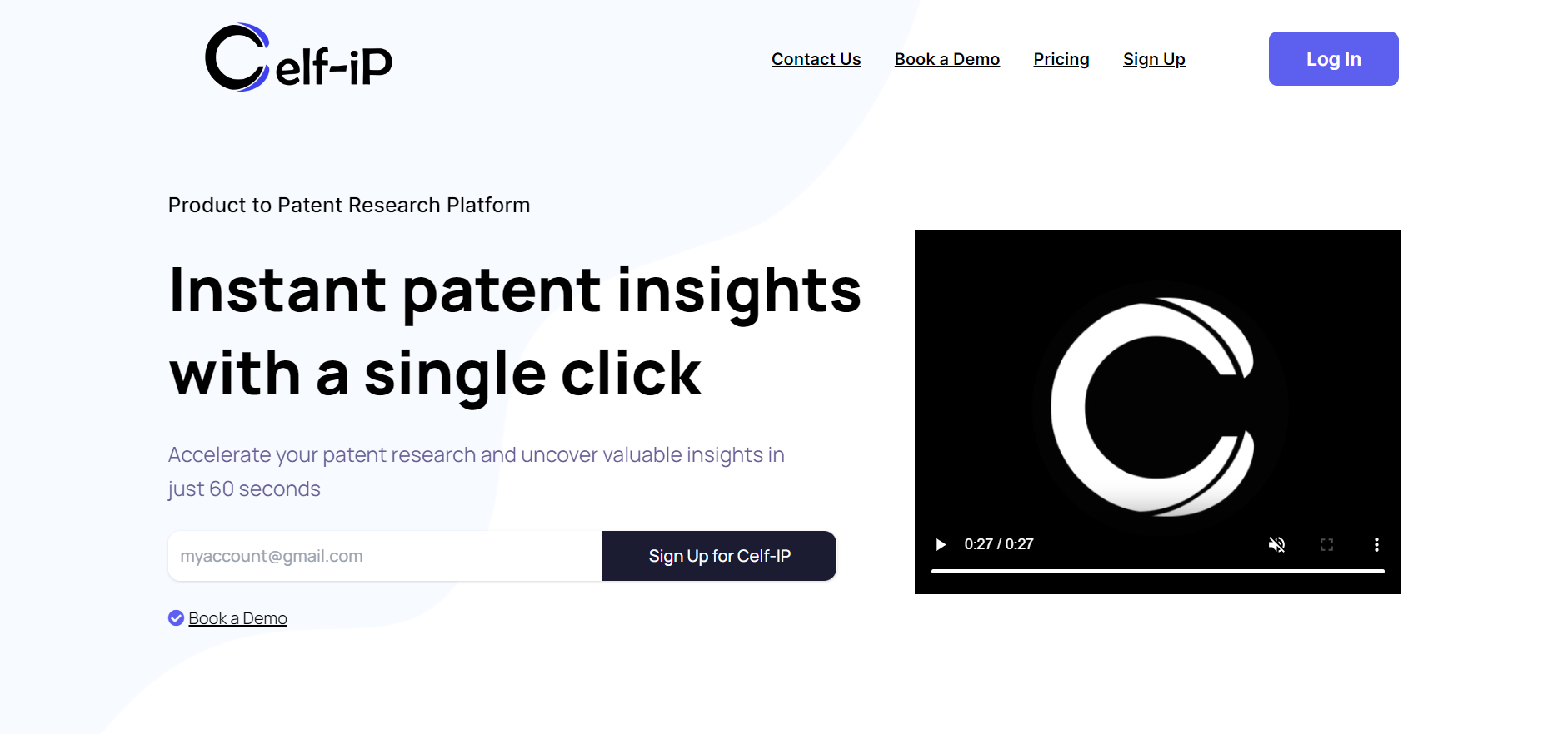 Patent Research project screenshot