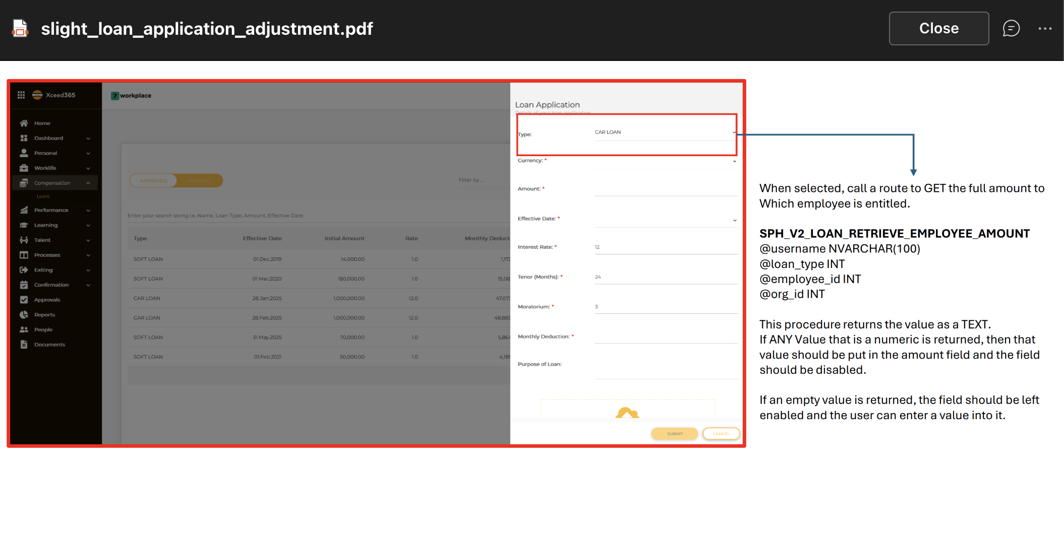 Employee Management System project screenshot